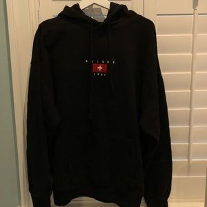 Brandy Melville John Galt oversized suisse hoodie